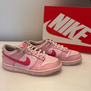 Nike Youth Pink Dunk Low GS